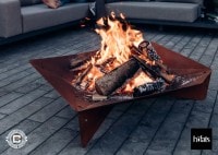 HOEFATS(ホーファッツ) 50103 TRIPLE ファイヤーボウル 120cm|ドイツ製 トリプル ファイヤーピット BBQ 本体