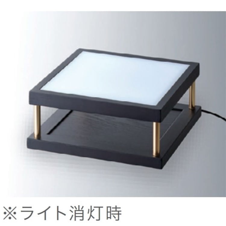 Lighting Table Altar ライティングテーブルオルター 27□11H |CLAY クレイ BLACK 670-250-802 インテリア雑貨