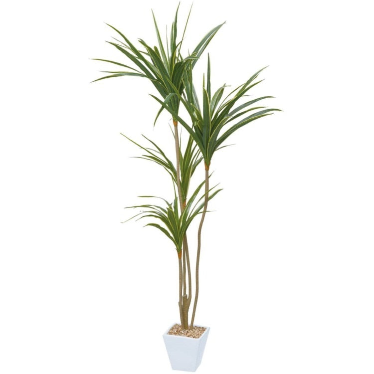 ユッカポット 145cm|GLA-1389 アーティフィシャルグリーン 人工観葉植物 鉢付きグリーン