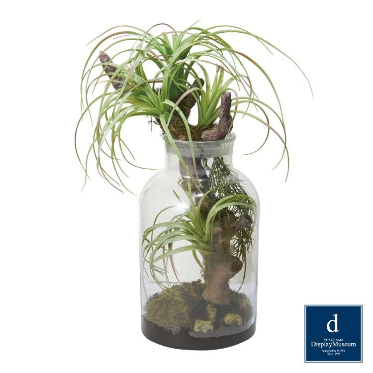 ボタニカルチランジア 45cm|GLA-1476 アーティフィシャルグリーン 人工観葉植物 鉢付きグリーン