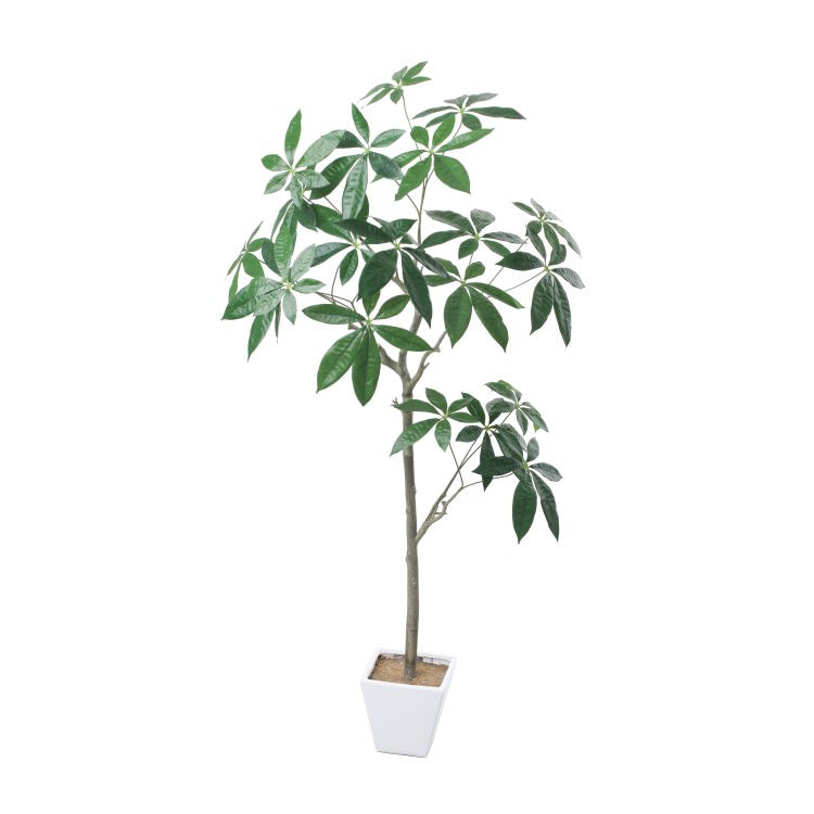 パキラツリー|GLA-1546 アーティフィシャルグリーン 人工観葉植物 鉢付きグリーン