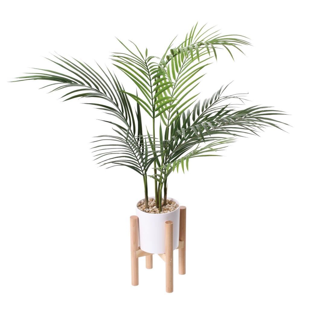 アレカヤシスタンディングポット 70cm|GLA-1574 アーティフィシャルグリーン 人工観葉植物 グリーン