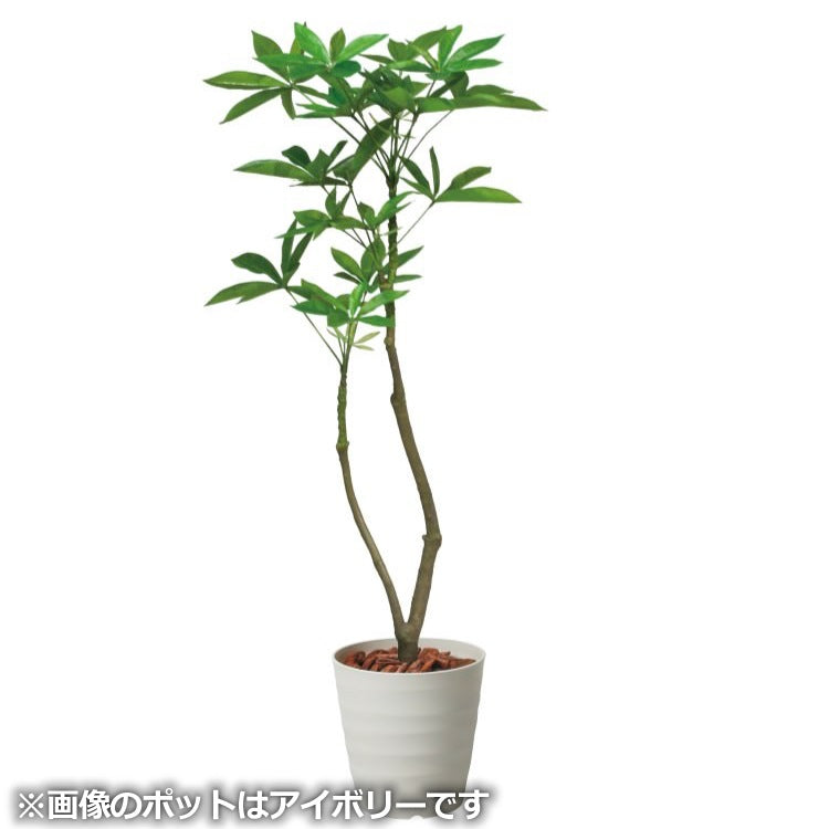120cmパキラポット|GLAS-1477PWS アーティフィシャルグリーン 人工観葉植物 鉢付きグリーン