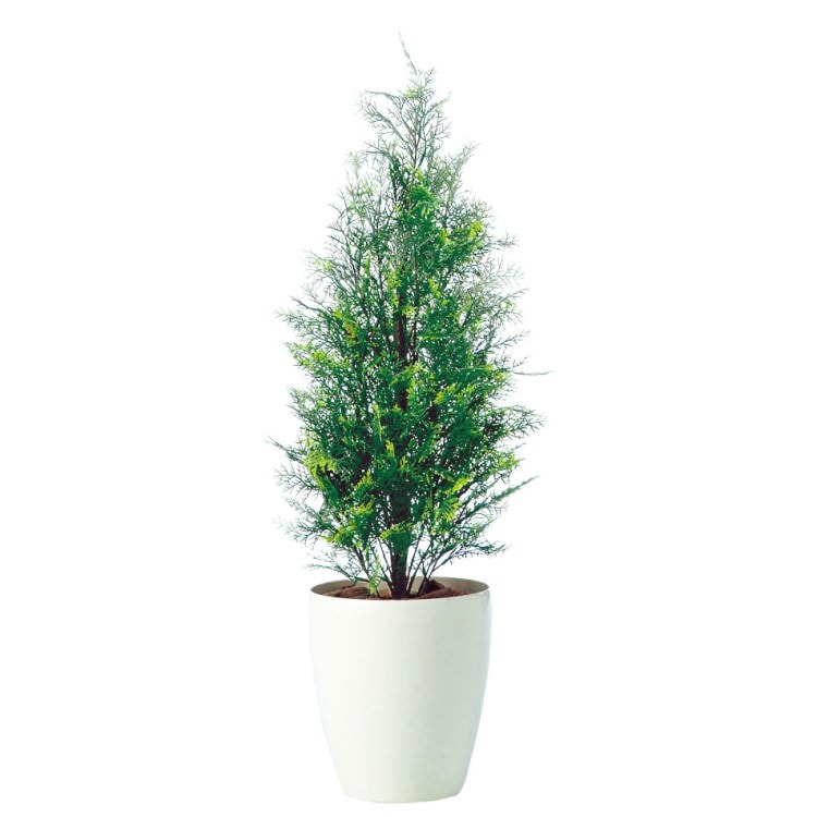 ヒバ W30×H90cm|TK91404 アーティフィシャルグリーン 人工観葉植物 人工樹木 鉢付きグリーン