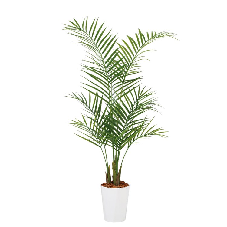 アレカヤシ PE W60×H130cm|TK99159 アーティフィシャルグリーン 人工観葉植物 人工樹木 鉢付きグリーン