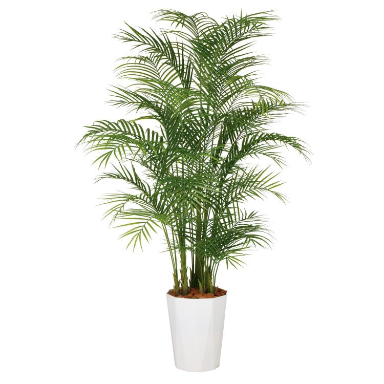 アレカヤシ PE MIX W140×H220cm|TK99162 アーティフィシャルグリーン 人工観葉植物 人工樹木 鉢付きグリーン