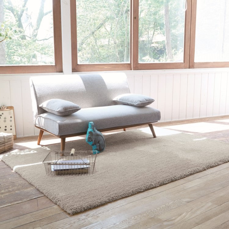 200×200cm ラグ Plain Qサイズ ホワイト(4601-Q)サンド(4602-Q)ライトグレー(4603-Q)モスグリーン(4604-Q)ライトグレー(4605-Q)ダークグレー(4606-Q)ネイビー(4607-Q) 防ダニ 床暖房対応|