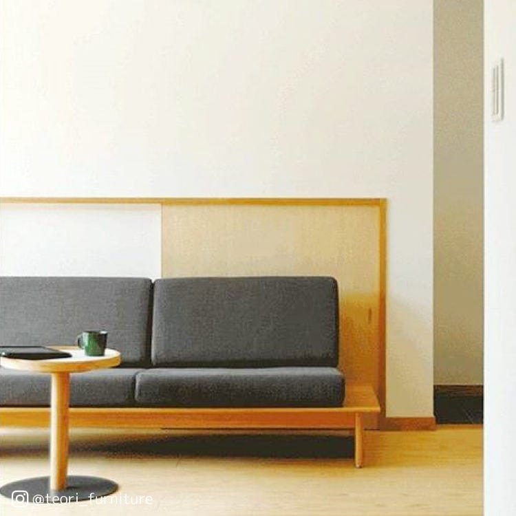 TEORI OMO SOFA 2.5P OMO-S25B|竹集成材のOMO 2人掛けソファ