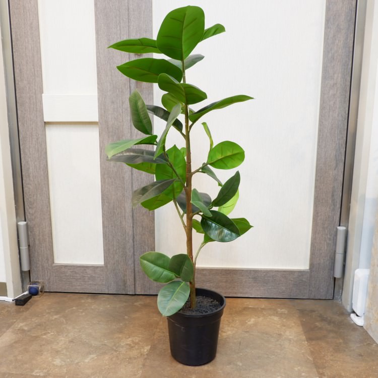 ラバーポット95cm|P4858 アーティフィシャルグリーン 人工観葉植物 人工樹木 簡易鉢付きグリーン