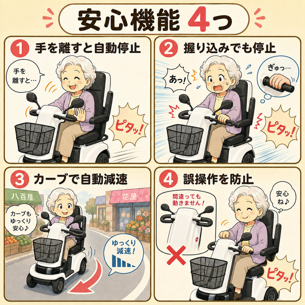 【リフレッシュカー】[電動カート]Serio遊歩フジ00020-000048｜ノーパンクホワイトマイカ非課税送料8800円込北海道・沖縄と離島別途送料