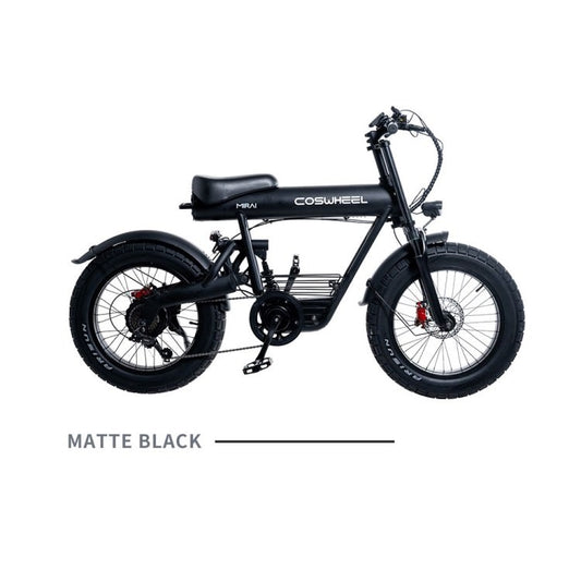 [電動アシスト自転車] 2025年モデル COSWHEEL MIRAI COMFORT マットブラック｜EBIKE 沖縄と離島配送不可 送料無料 2