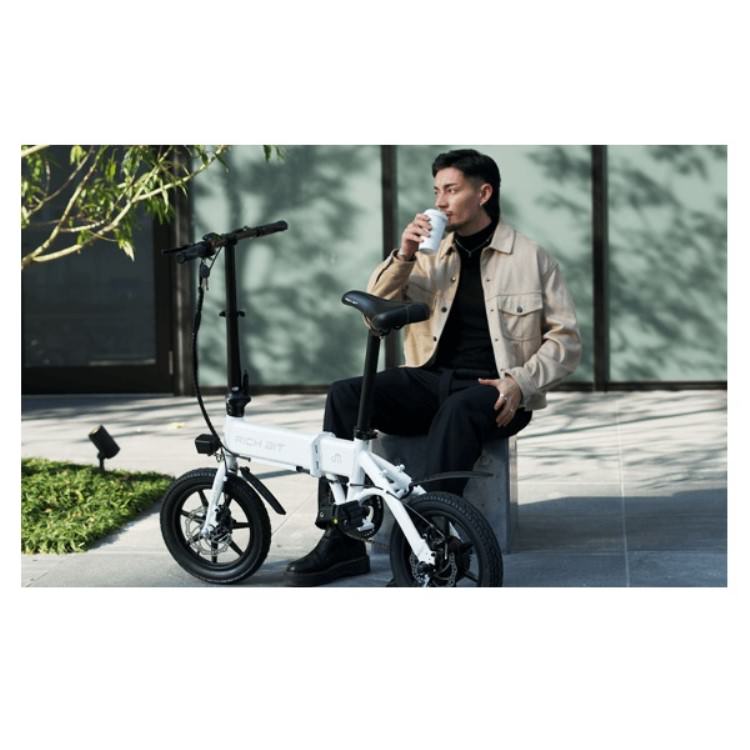 [電動アシスト自転車] RICHBIT CITY ASSIST(シティブラック)｜折り畳み可 沖縄と離島配送不可 送料無料