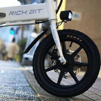 [電動アシスト自転車] RICHBIT CITY ASSIST(スノーホワイト)｜折り畳み可 沖縄と離島配送不可 送料無料