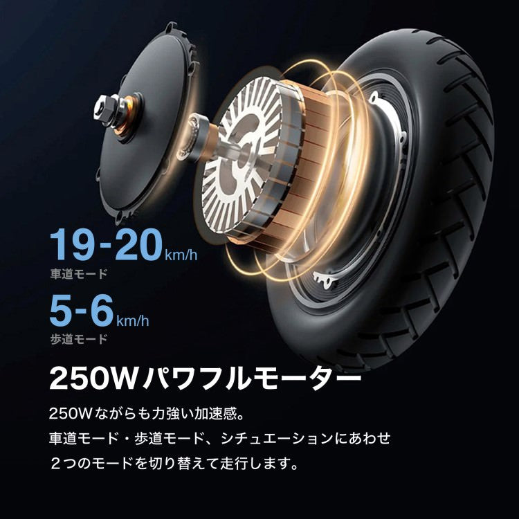 [新法適用モデル] 電動キックボード RICHBIT ES1 Pro(アーバンブラック)　マイナーチェンジモデル｜免許不要 ヘルメット不要 緑色速度灯 スクーター 特定小型原付モデル 折り畳み可 沖縄と離島配送不可 送料無料