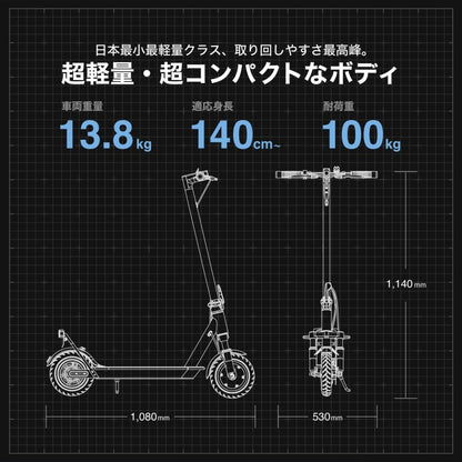 [新法適用モデル] 電動キックボード RICHBIT ES1 Pro(アーミーグリーン) マイナーチェンジモデル｜免許不要 ヘルメット不要 緑色速度灯 スクーター 特定小型原付モデル 折り畳み可 沖縄と離島配送不可 送料無料