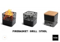 HOEFATS(ホーファッツ) 20101 CUBE ファイヤーバスケット｜ドイツ製 キューブ ファイヤーピット スクエアタイプ ミニマム BBQ 本体 [入荷待ち]