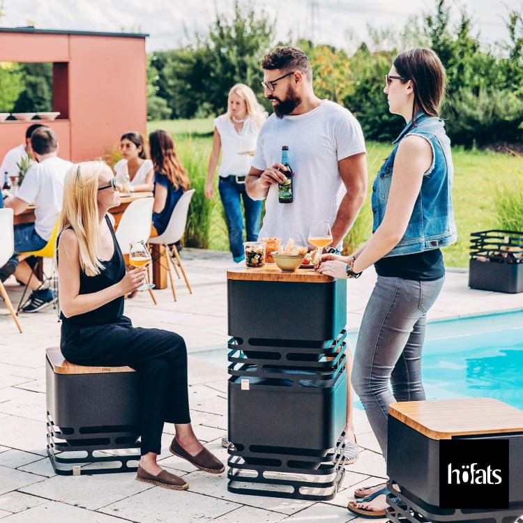 HOEFATS(ホーファッツ) 20201 CUBE専用ボード｜ドイツ製 ファイヤーピット BBQ パーツ