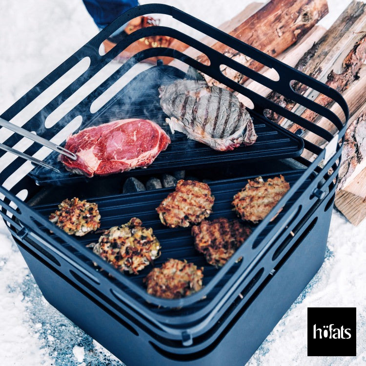 HOEFATS(ホーファッツ) 20501 CUBE専用グリルプレート｜ドイツ製 ファイヤーピット BBQ パーツ