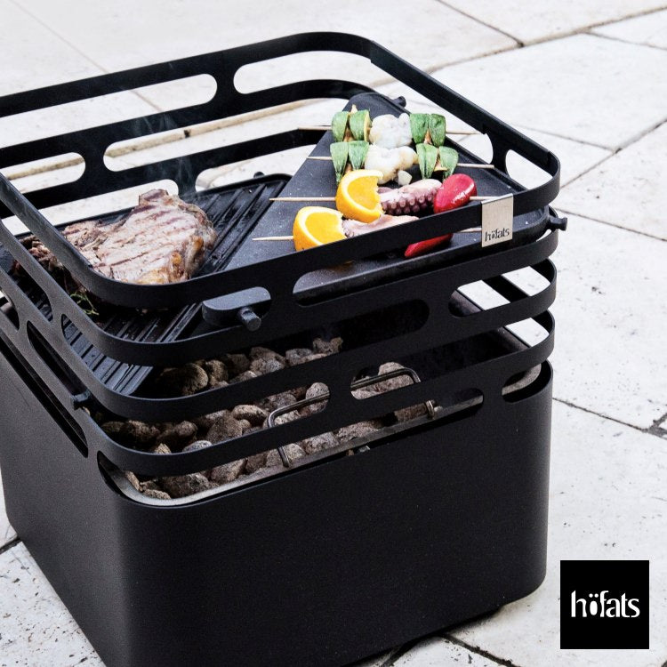 HOEFATS(ホーファッツ) 20501 CUBE専用グリルプレート｜ドイツ製 ファイヤーピット BBQ パーツ