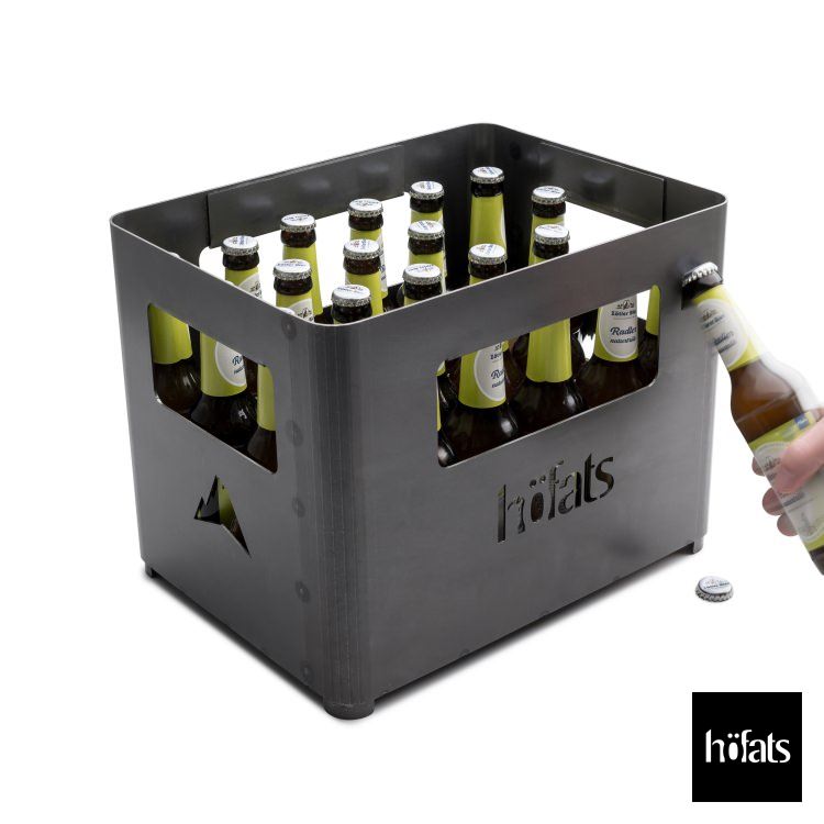HOEFATS(ホーファッツ) 70101 BEER BOX ファイヤーバスケット｜ドイツ製 ビアボックス ファイヤーピット コンテナ BBQ 本体