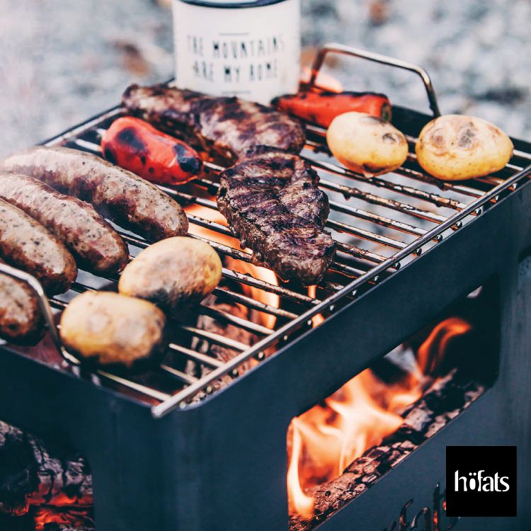 HOEFATS(ホーファッツ) 70301 BEER BOX専用グリル網｜ドイツ製 ファイヤーピット BBQ パーツ