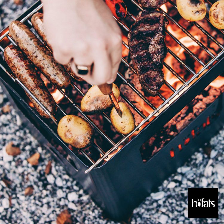 HOEFATS(ホーファッツ) 70301 BEER BOX専用グリル網｜ドイツ製 ファイヤーピット BBQ パーツ