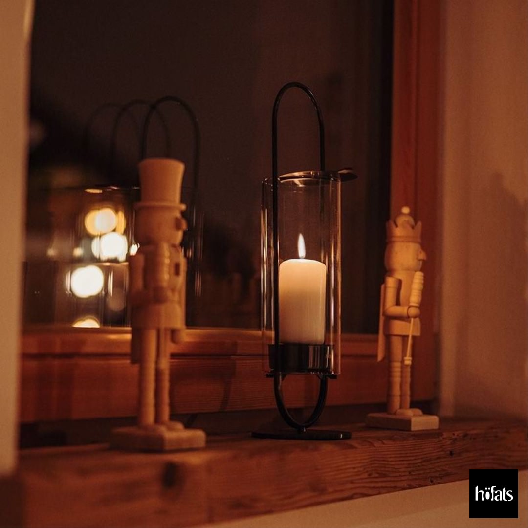 HOEFATS(ホーファッツ) h00271 OVAL CANDLE 55 キャンドルホルダー(シルバー／ブラック)｜ドイツ製 オーバル 本体