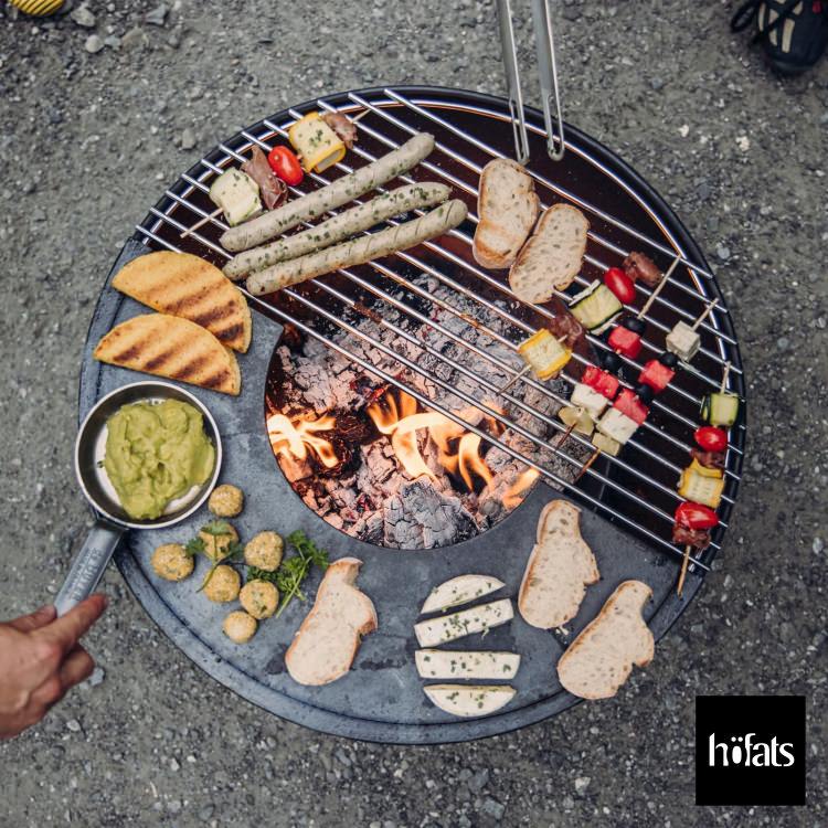 HOEFATS(ホーファッツ) 00339 BOWL57 専用グリル網｜ドイツ製 ファイヤーピット BBQ パーツ