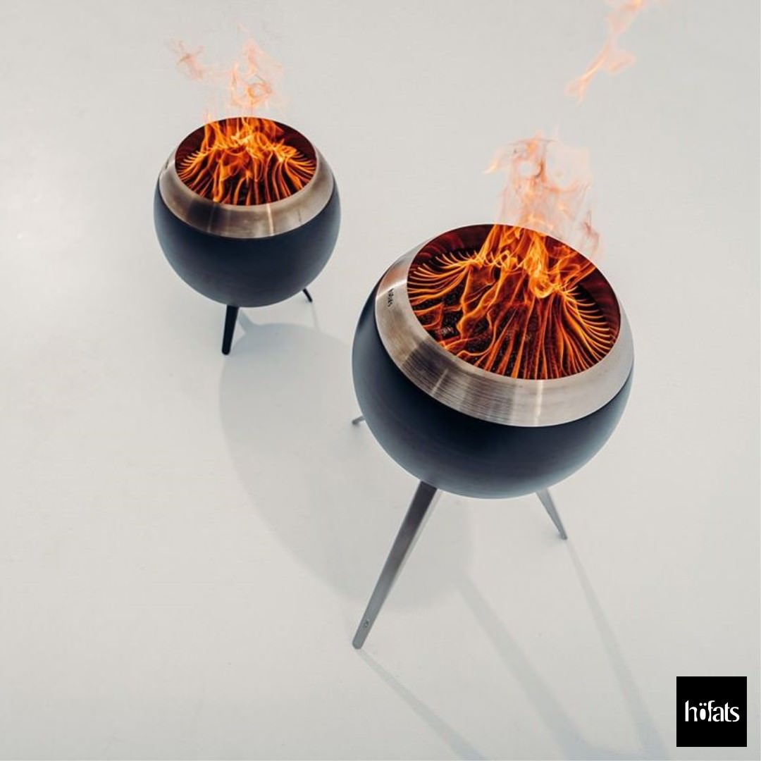 HOEFATS(ホーファッツ) h00717 MOON ファイヤーバスケット｜ドイツ製 ファイヤーピット BBQ 本体