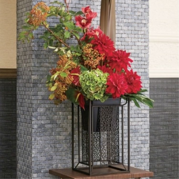 IRON STAND filigrane アイアンスタンドフリグラン 26□45H ｜CLAY クレイ BROWN 530-061-202 インテリア雑貨