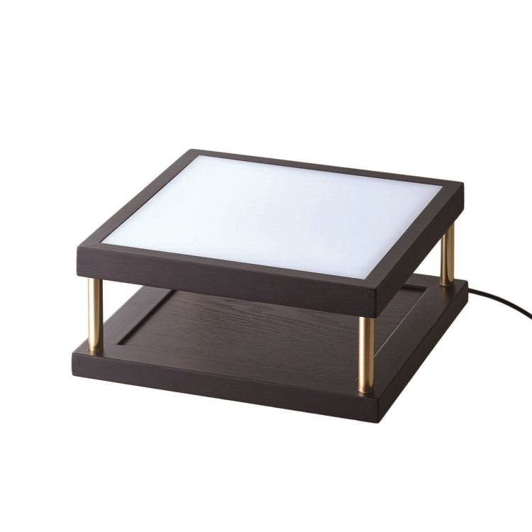 Lighting Table Altar ライティングテーブルオルター 27□11H ｜CLAY クレイ BLACK 670-250-802 インテリア雑貨