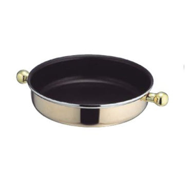焼肉鍋20cm IH鍋のパイオニア フジノス ステンレス アルミクラッド鋼 フッ素樹脂仕上げ H33