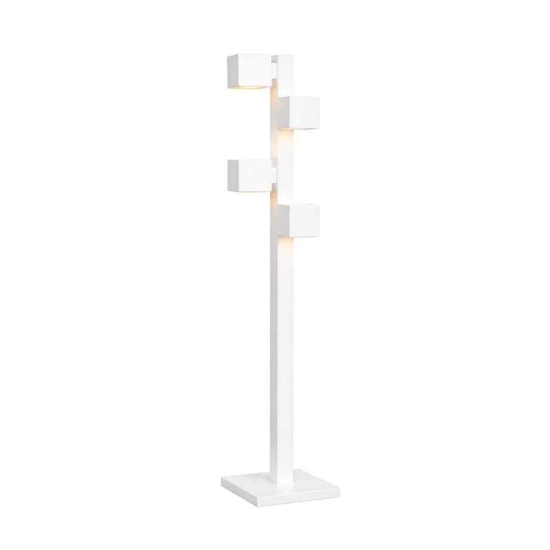 DCS CUBE-LED ホワイト F3180LE-W | DCSデザインのおしゃれでユニークなフロアスタンドライト