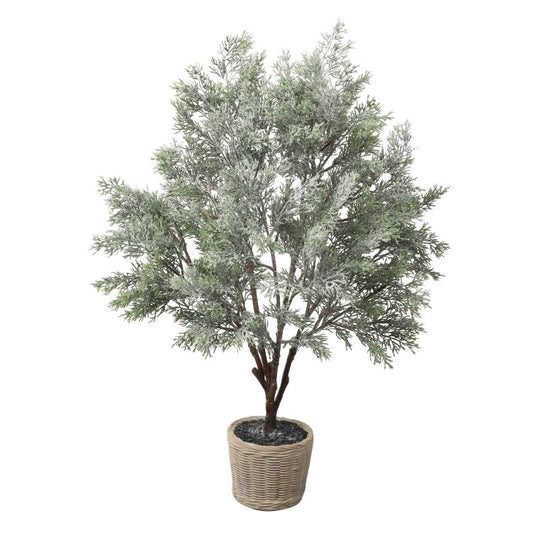 スノーシダーツリーポット 75cm｜CAB-063 アーティフィシャルグリーン 人工観葉植物 グリーン
