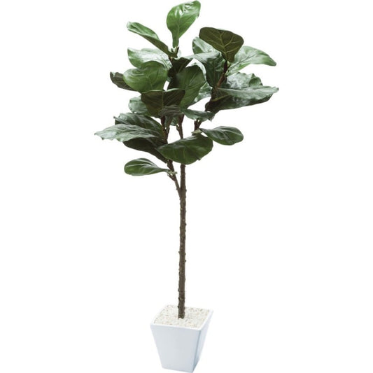 カシワバポット 120cm｜GLA-1501 アーティフィシャルグリーン 人工観葉植物 鉢付きグリーン [お取り寄せ]