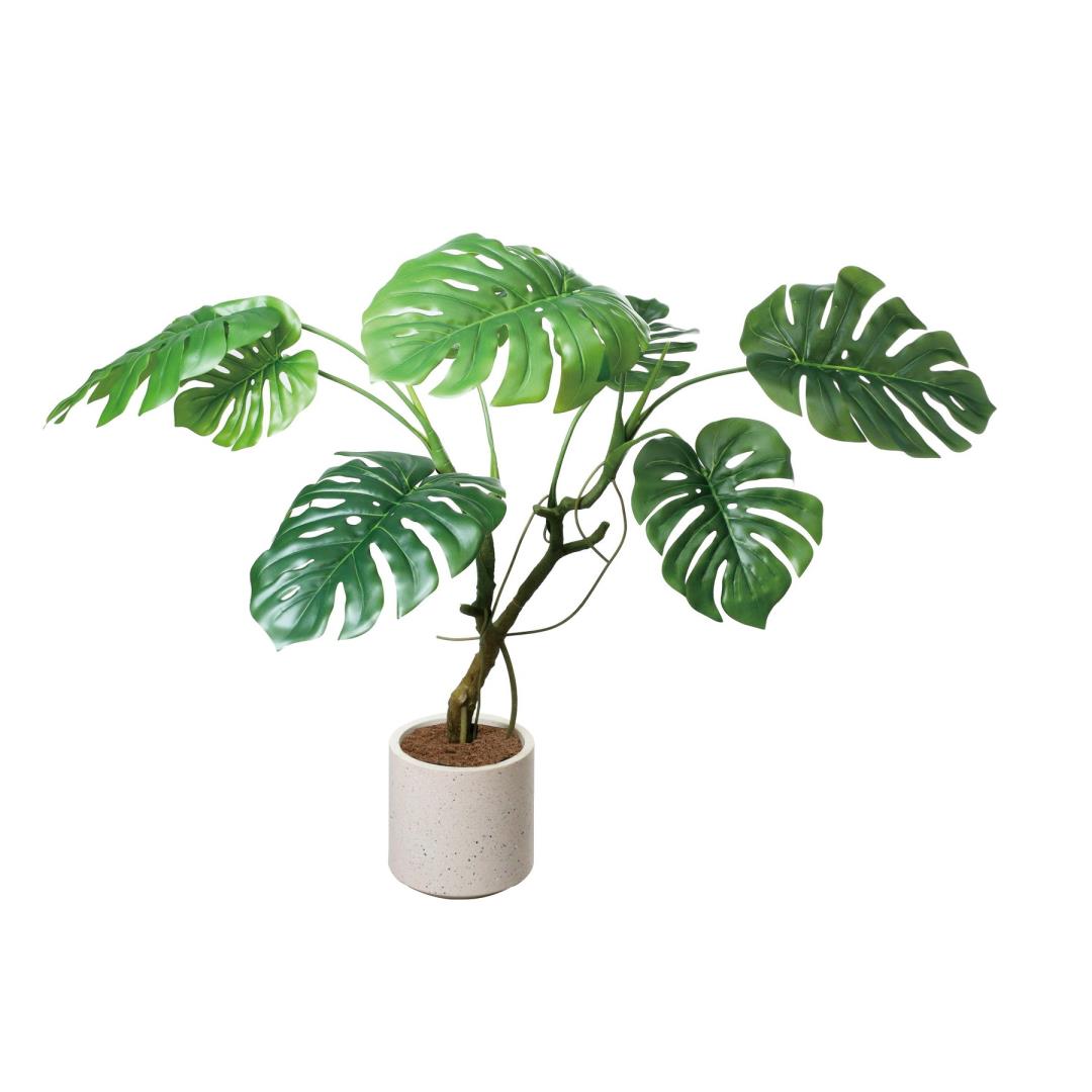 モンステラポット 110cm｜GLA-1582 アーティフィシャルグリーン 人工観葉植物 グリーン