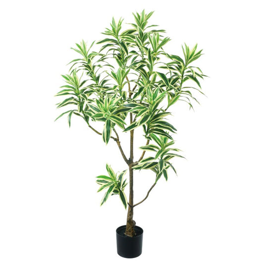 ドラセナインディア 115cm｜GLP-1536 アーティフィシャルグリーン 人工観葉植物 鉢付きグリーン