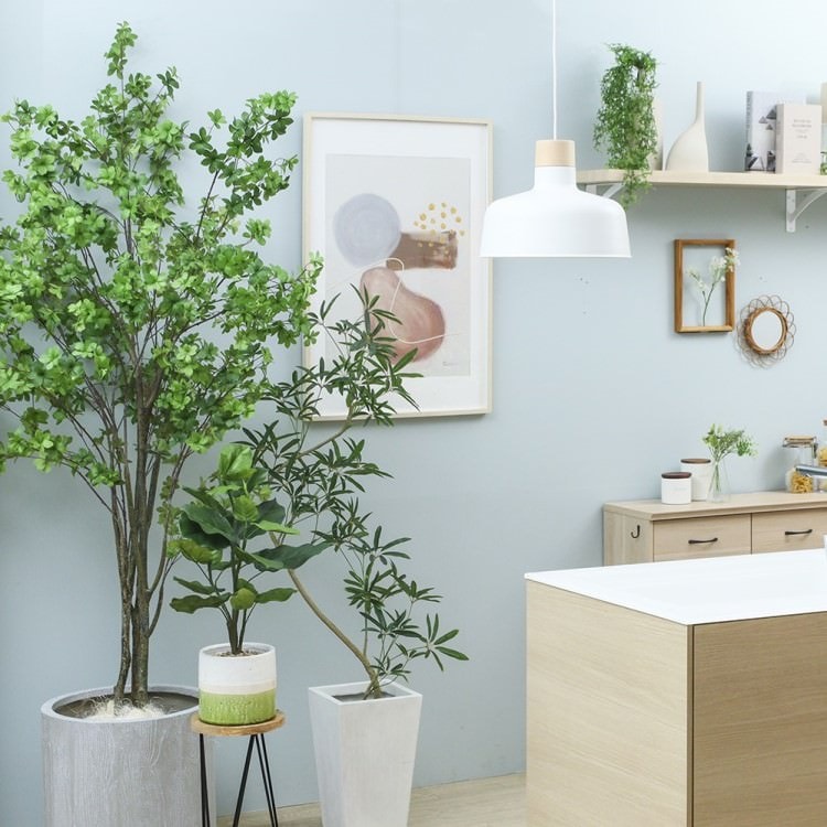 210cmドウダン｜GLP-1538 アーティフィシャルグリーン 人工観葉植物 鉢付きグリーン