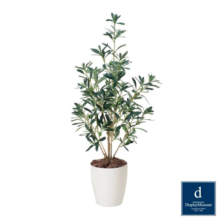 オリーブ 90cm｜GLPA-080 アーティフィシャルグリーン 人工観葉植物 鉢付きグリーン