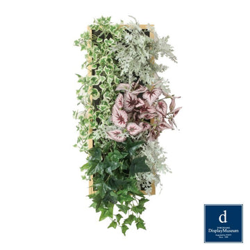 ロックフレームアレンジガーリーA W40cm H80cm｜PDSS-0019 アーティフィシャルグリーン 人工観葉植物 グリーン