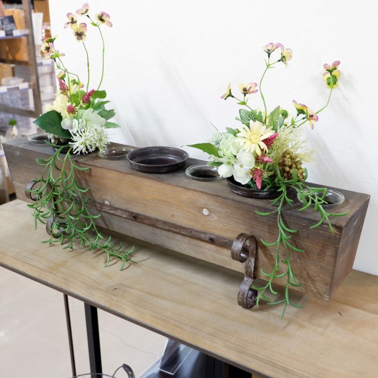 7 POTS CANDLE HOLDER 木製キャンドルホルダー｜横浜ディスプレイミュージアム PED-0022 インテリア雑貨