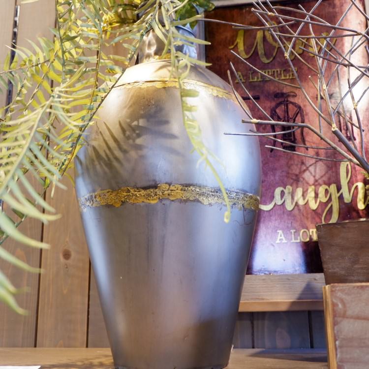 IRON VASE アイアンベース 花瓶｜横浜ディスプレイミュージアム PED-0033 インテリア雑貨