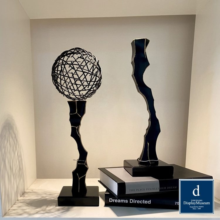 TWISTED CANDLE HOLDER S/デコレーションアイテム・オブジェ・置物｜横浜ディスプレイミュージアム PED-0097  インテリア雑貨