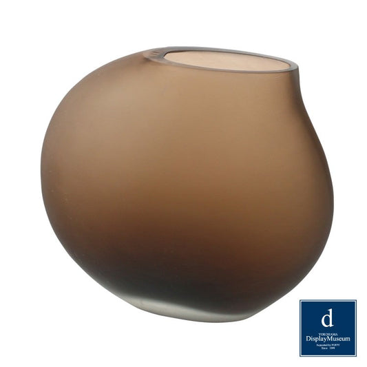 ROUND FLAT VASE M/フラワーベース・花器・花瓶｜横浜ディスプレイミュージアム PED-0101  インテリア雑貨