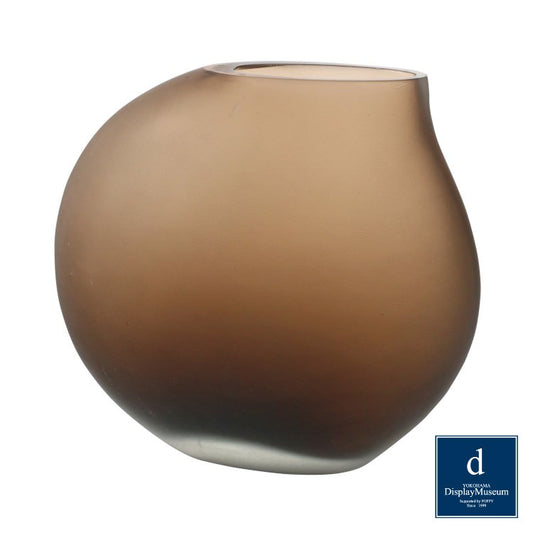 ROUND FLAT VASE L/フラワーベース・花器・花瓶｜横浜ディスプレイミュージアム PED-0102  インテリア雑貨