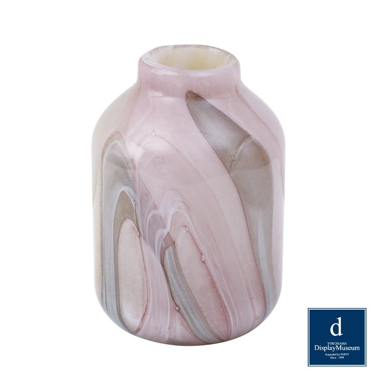 PINK MARBLE VASE M/フラワーベース・花器・花瓶｜横浜ディスプレイミュージアム PED-0110  インテリア雑貨