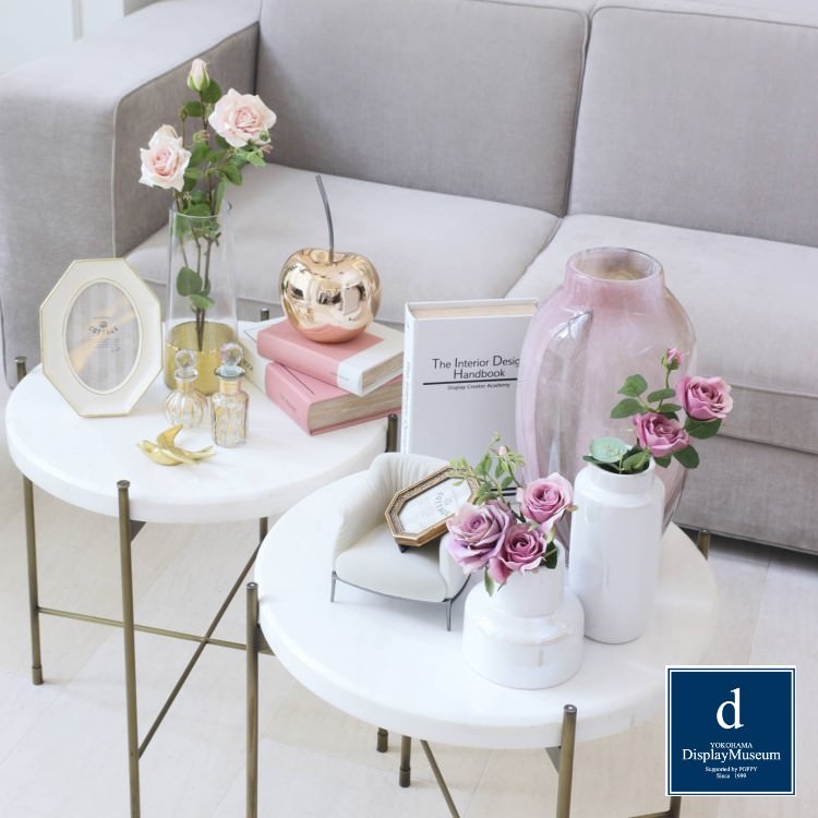 PINK MARBLE VASE L/フラワーベース・花器・花瓶｜横浜ディスプレイミュージアム PED-0111  インテリア雑貨