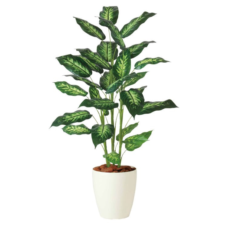 ディフェンバギア R W70×H120cm｜TK91840 アーティフィシャルグリーン 人工観葉植物 人工樹木 鉢付きグリーン