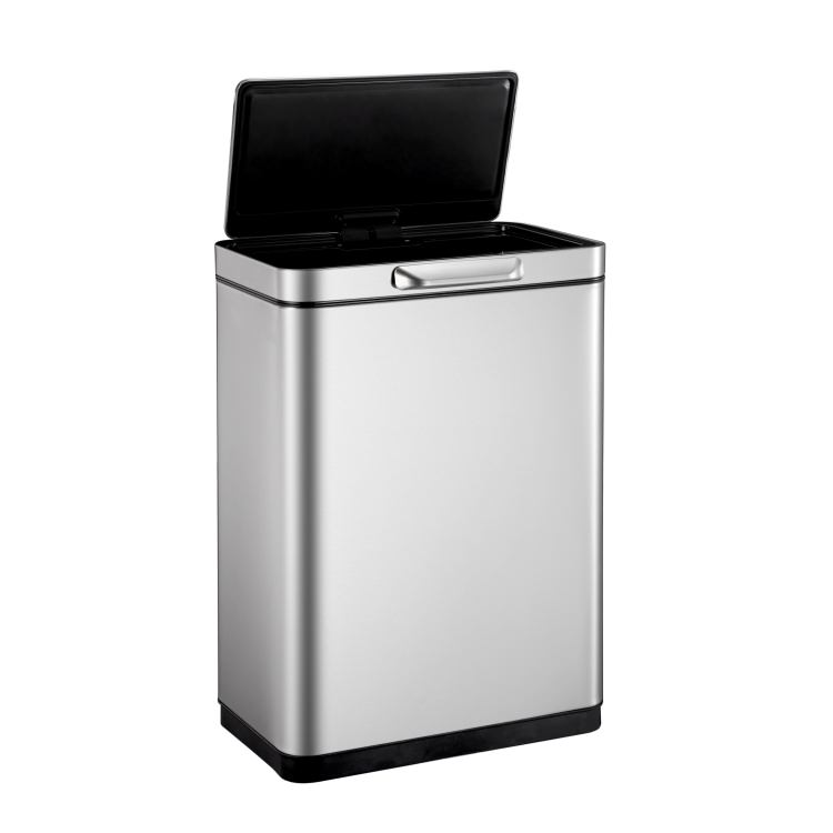 EKO(イーケーオー) イータッチエレクトリック タッチビン30L｜ゴミ箱 シルバー タッチ式 ステンレス EK9180RMT-30L