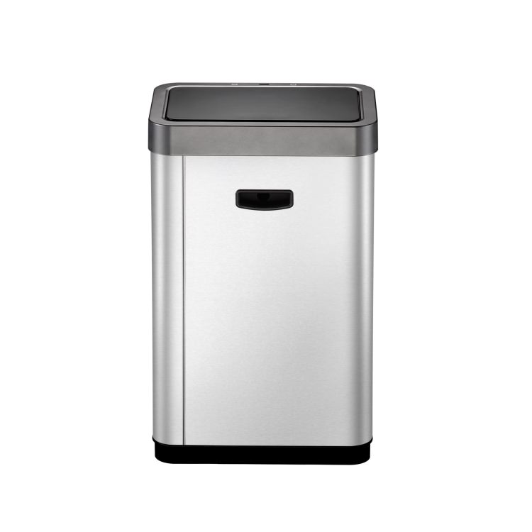 EKO(イーケーオー) ミラージュX センサービン45L｜ゴミ箱 シルバー センサー ステンレス インナーなし EK9260RMT-45L